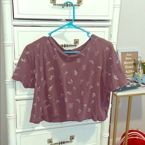 Flower crop top
